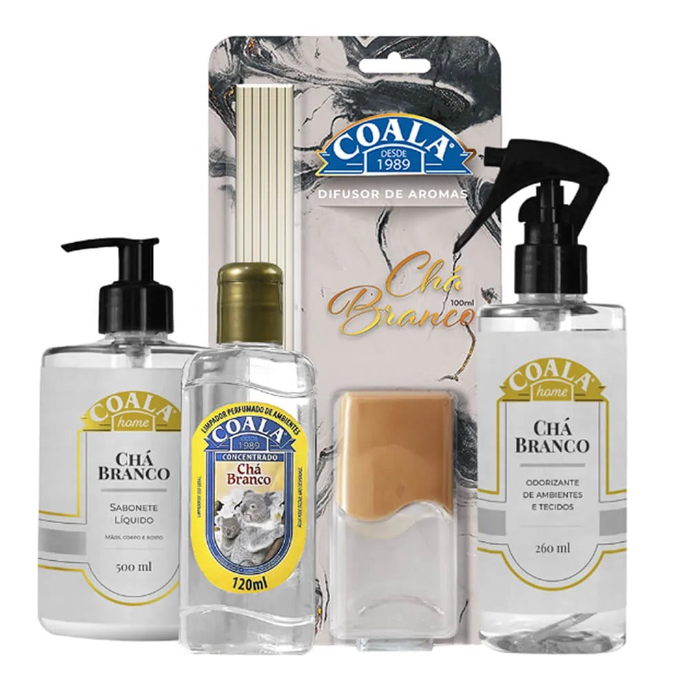 Kit Coala Home - Chá Branco
