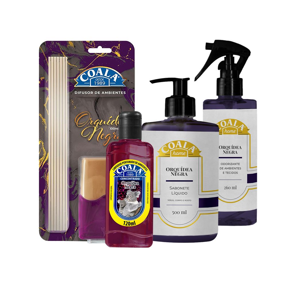Kit Coala Home - Orquídea Negra
